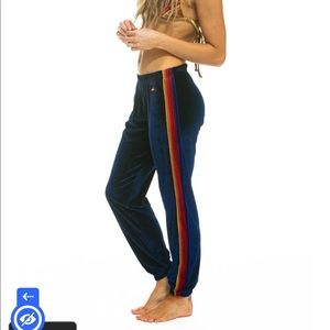 Aviator Nation Velour Sweatpants Sz L